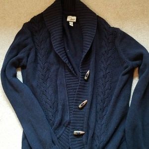 Navy blue cardigan